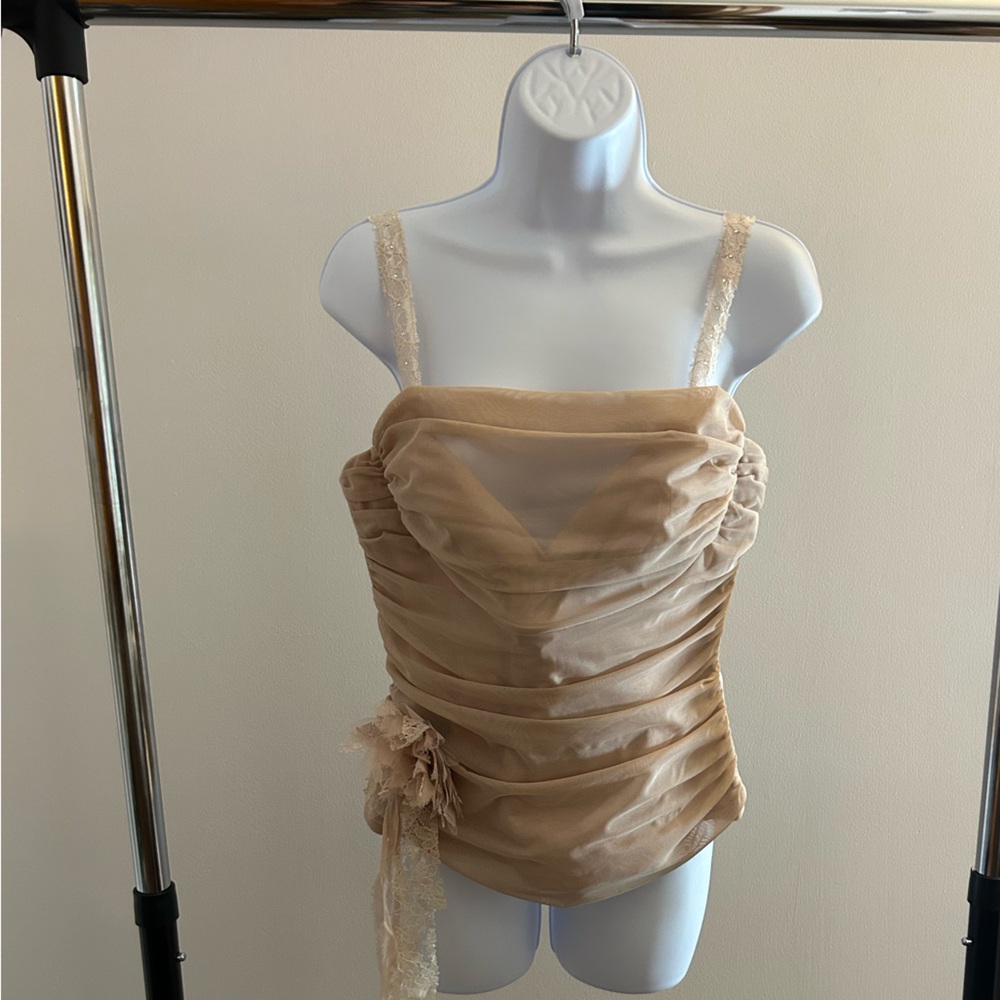 Vintage BCBGMaxAzria Blush top